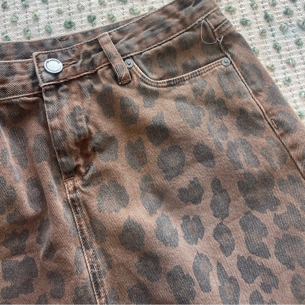 BLANKNYC Cheetah Skirt 25 - Picture 7 of 8